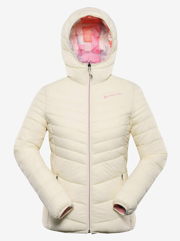 ALPINE PRO Bézs női fordítható Hi-Therm kabát Alpine Pro Eroma bézs színben
