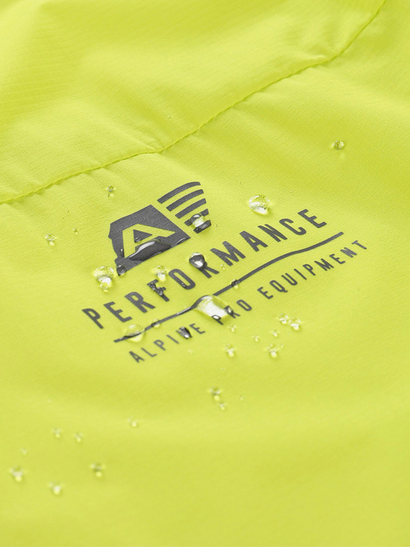 ALPINE PRO Zöld férfi ultrakönnyű kabát Alpine Pro SPIN impregnálással