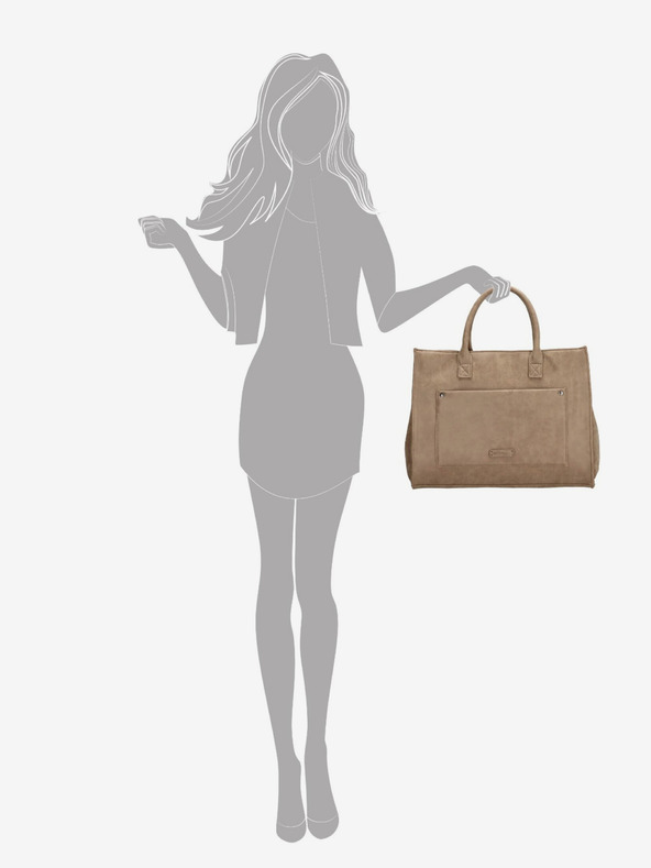 Enrico Benetti Enrico Benetti Bobbi 66523 Medium Taupe Enrico Benetti Bobbi 66523 Medium Taupe táska