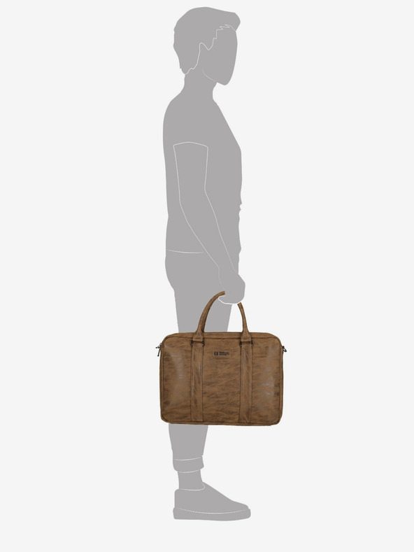 Enrico Benetti Enrico Benetti Rotterdam 15"-os notebook táska Camel