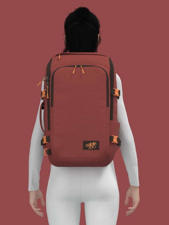 CabinZero Hátizsák CabinZero Adv Pro 32L Sangria piros