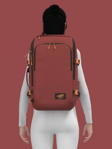 CabinZero Hátizsák CabinZero Adv Pro 32L Sangria piros