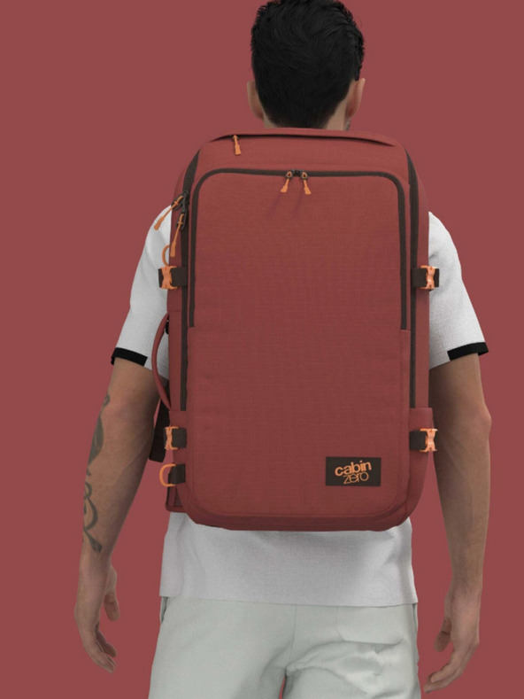 CabinZero Hátizsák CabinZero Adv Pro 42L Sangria piros