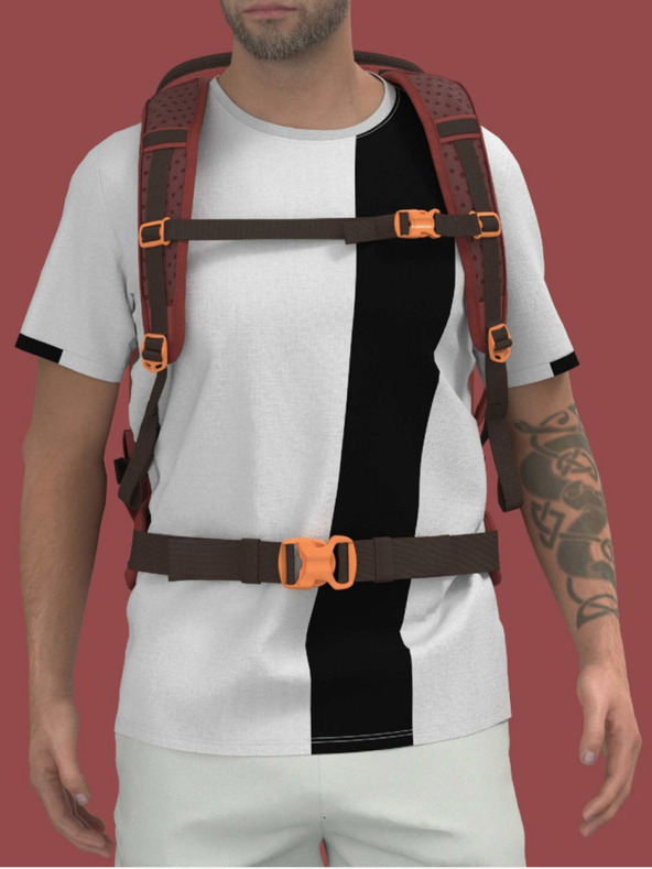 CabinZero Hátizsák CabinZero Adv Pro 42L Sangria piros