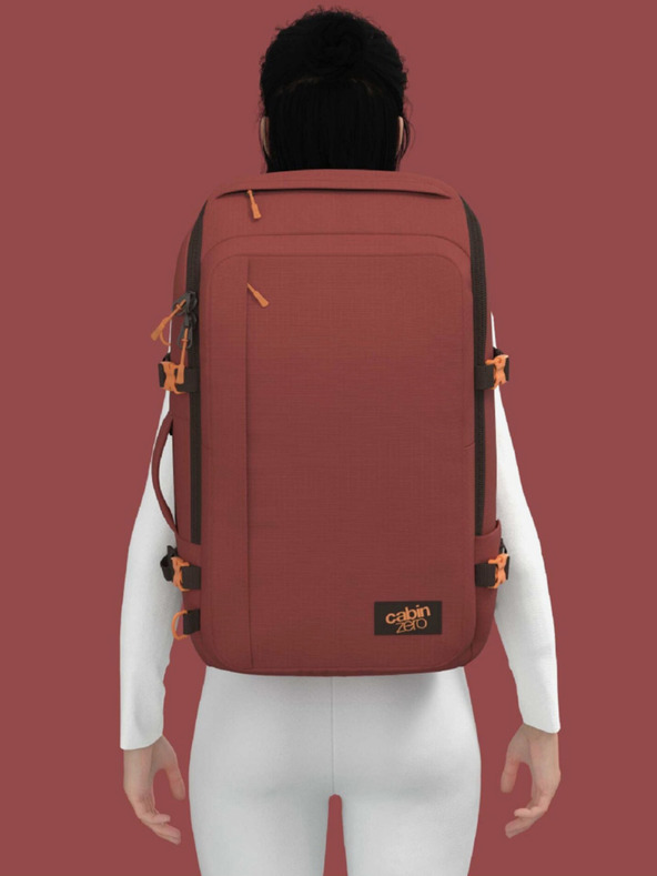 CabinZero Hátizsák CabinZero Adv 42L Sangria piros