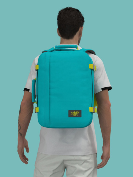 CabinZero Türkiz hátizsák CabinZero Classic 36L Aqua lagúna