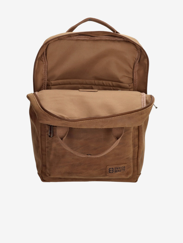 Enrico Benetti Hátizsák Enrico Benetti Rotterdam 13" Notebook Hátizsák Camel Enrico Benetti Rotterdam 13" Notebook Hátizsák Camel