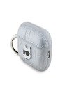 Karl Lagerfeld Karl Lagerfeld PU dombornyomott Choupette fej tok az AirPods Pro 2 ezüsthöz