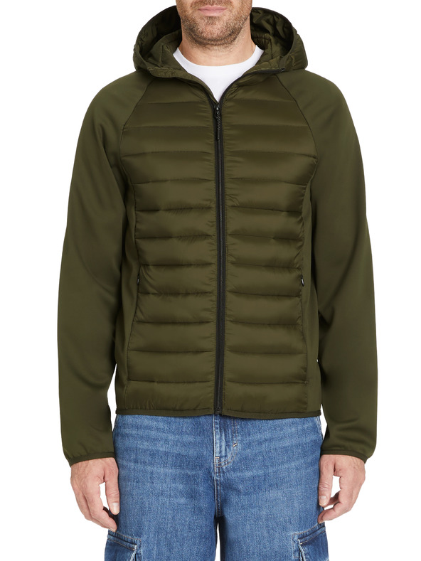 Celio Khaki Celio férfi kapucnis dzseki Jushellsl