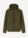 Celio Khaki Celio férfi kapucnis dzseki Jushellsl