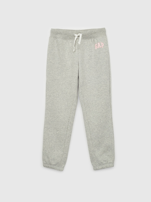 GAP Gyerek fleece sportnadrág logóval army GAP