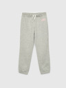 GAP Gyerek fleece sportnadrág logóval army GAP