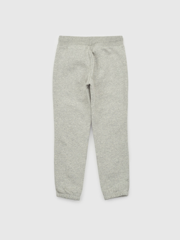 GAP Gyerek fleece sportnadrág logóval army GAP