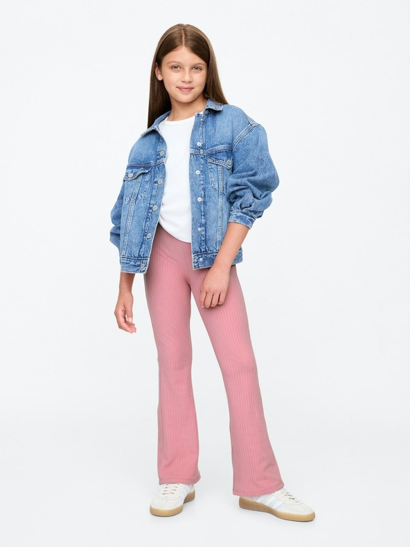 GAP Bordázott gyerek leggings GAP