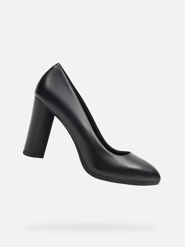 Geox Fekete női magassarkú cipő Geox Walk Pleasure 90