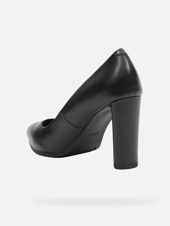 Geox Fekete női magassarkú cipő Geox Walk Pleasure 90