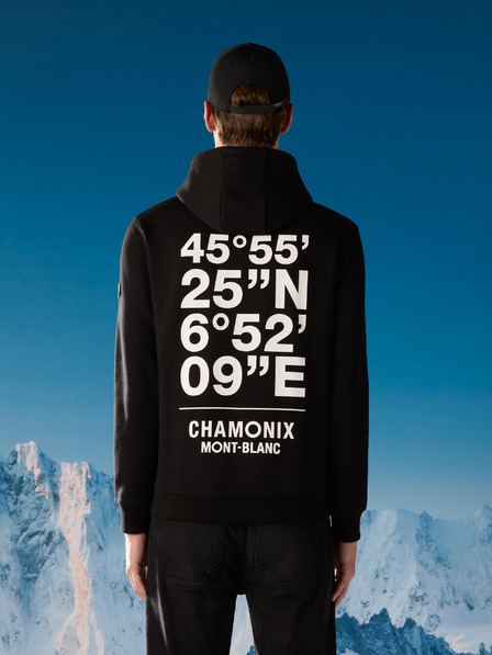 Celio Chamonix-Mont-Blanc kapucnis pulóver