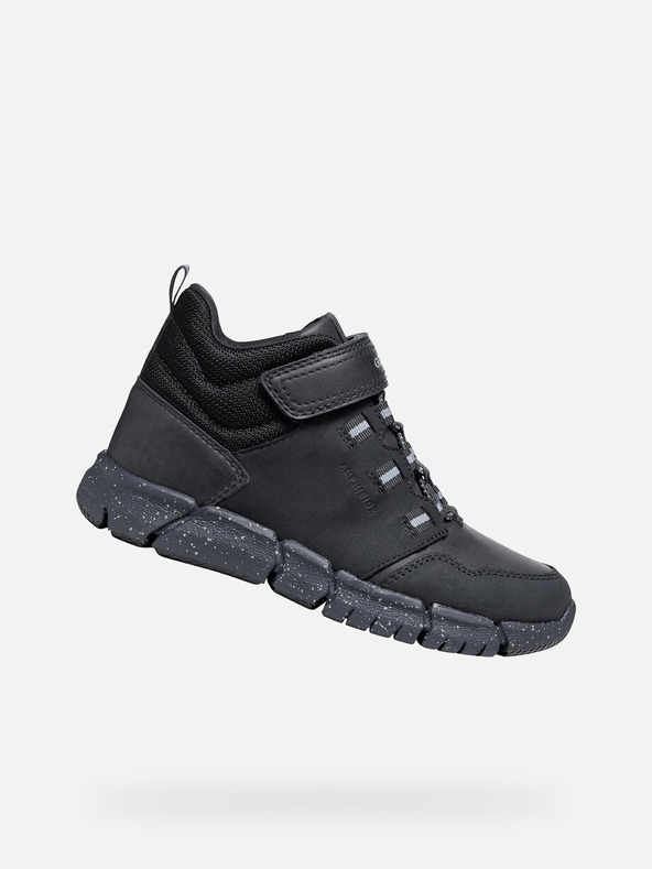 Geox Fekete fiú magasszárú cipő Geox Flexyper B Abx