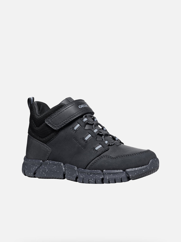 Geox Fekete fiú magasszárú cipő Geox Flexyper B Abx