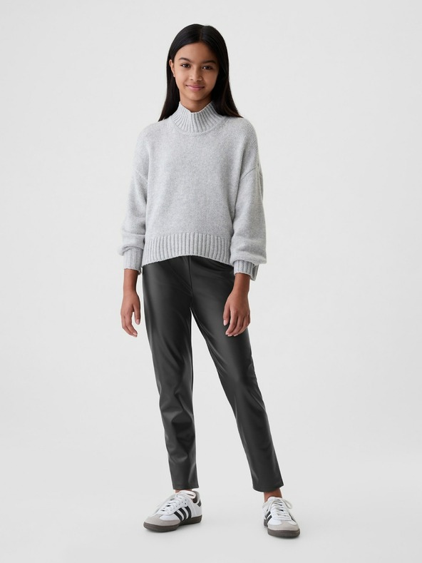 GAP Gyerek műbőr leggings GAP