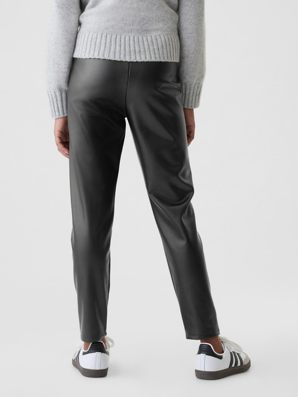 GAP Gyerek műbőr leggings GAP