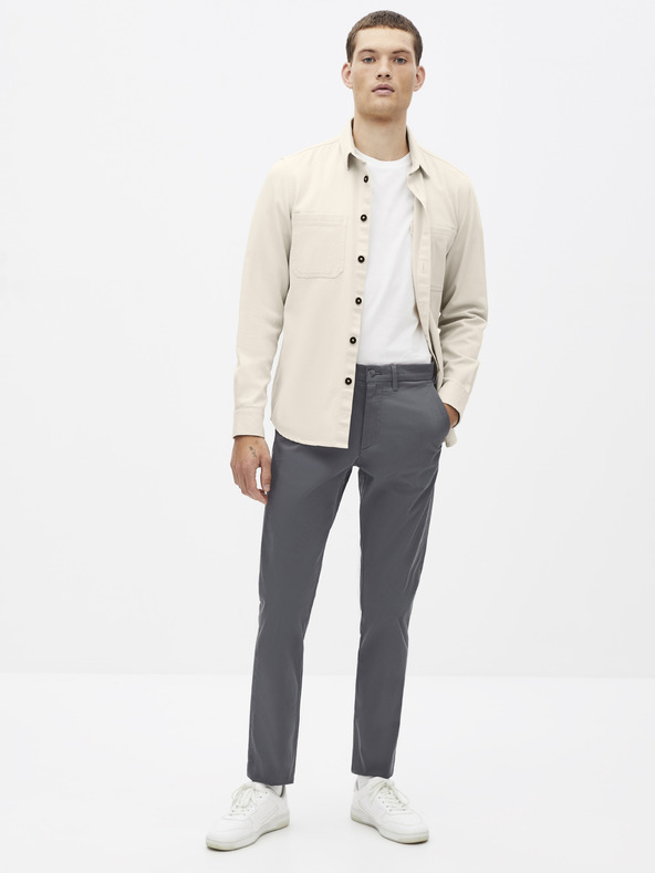 Celio Szürke chino nadrág Celio Pobelt