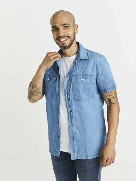 Celio Kék férfi farmering zsebekkel Celio