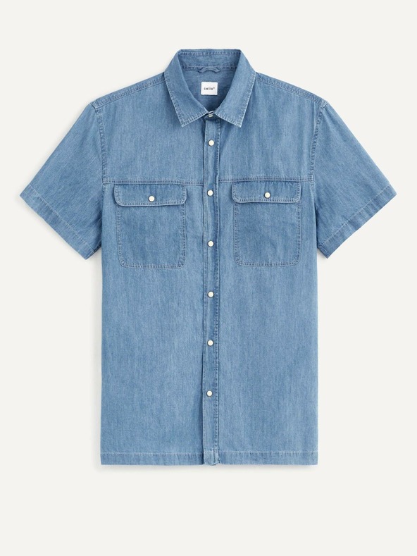 Celio Kék férfi farmering zsebekkel Celio