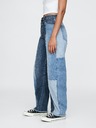 GAP High Rise Barrel Patchwork farmer GAP