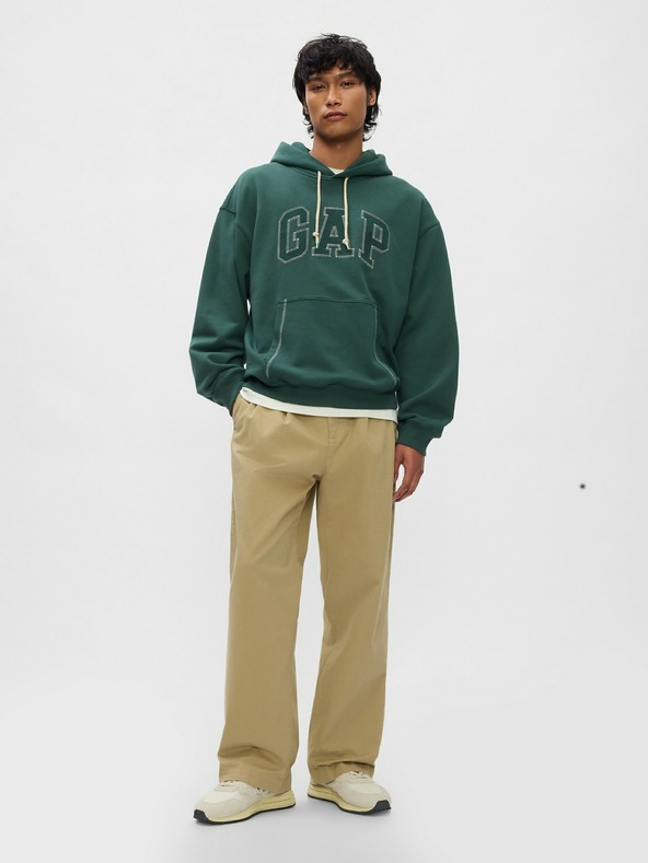 GAP Oversize pulóver logóval Stitch GAP