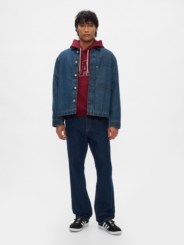 GAP Oversize pulóver logóval Stitch GAP