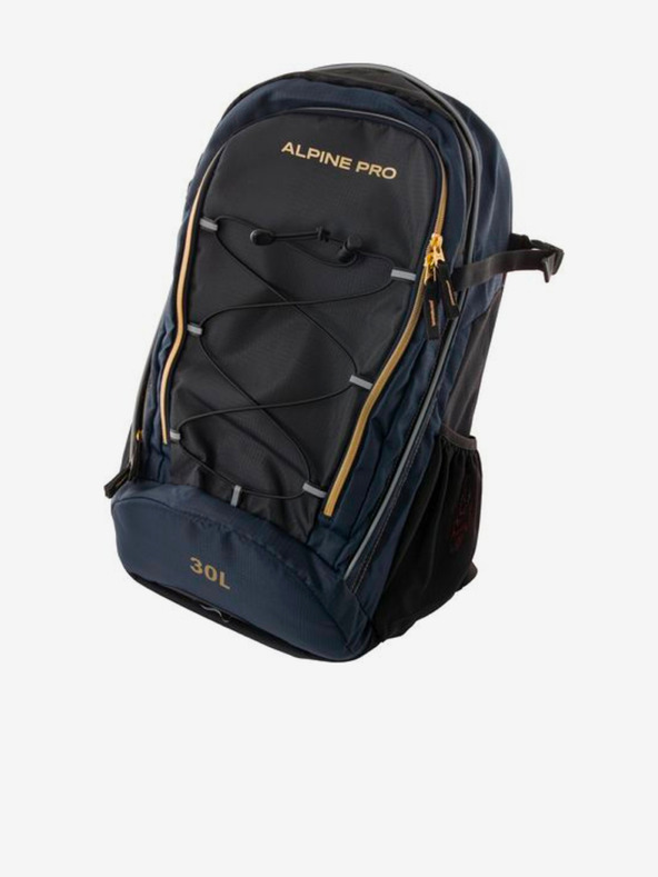 ALPINE PRO Fekete és kék unisex 30l-es kültéri hátizsák ALPINE PRO GORME