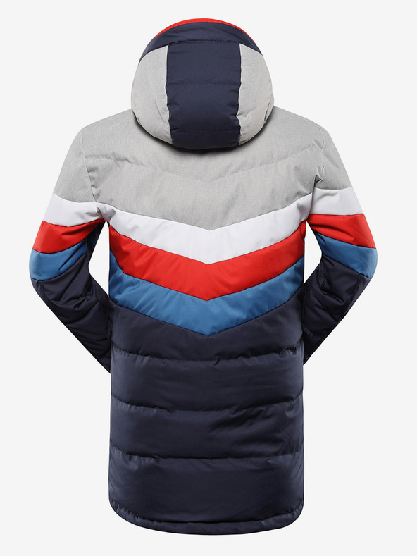 ALPINE PRO Férfi pehelypaplan sí dzseki ptx membránnal ALPINE PRO FEEDR hangulat indigó színben