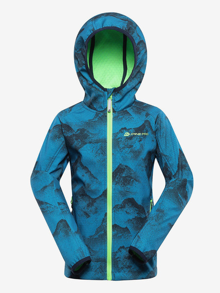 ALPINE PRO Kék gyermek softshell kabát membránnal Alpine Pro Ezoro kék gyerek kabát