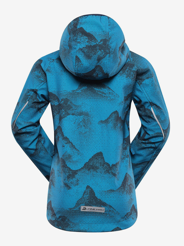ALPINE PRO Kék gyermek softshell kabát membránnal Alpine Pro Ezoro kék gyerek kabát