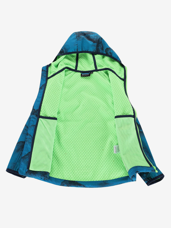 ALPINE PRO Kék gyermek softshell kabát membránnal Alpine Pro Ezoro kék gyerek kabát
