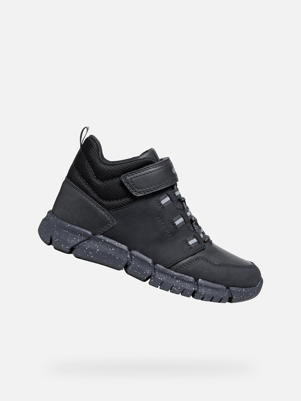 Geox Fekete fiú magasszárú cipő Geox Flexyper B Abx