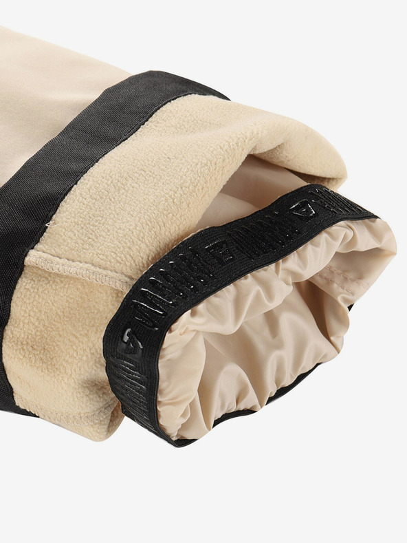 ALPINE PRO Női softshell sínadrág membránnal ALPINE PRO GERANA fehér bors