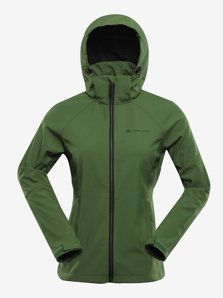 ALPINE PRO Zöld női softshell kabát membránnal Alpine Pro Hoora
