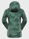 ALPINE PRO Zöld gyermek softshell dzseki membránnal Alpine Pro Ezoro