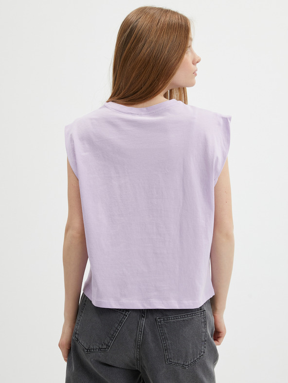 Vero Moda Világos lila VERO MODA női basic póló Panna Panna