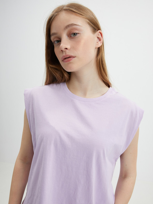 Vero Moda Világos lila VERO MODA női basic póló Panna Panna