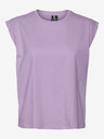 Vero Moda Világos lila VERO MODA női basic póló Panna Panna