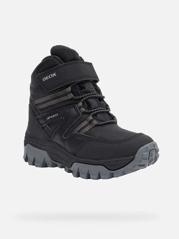 Geox Fekete fiú bokacipő Geox Himalaya B Abx