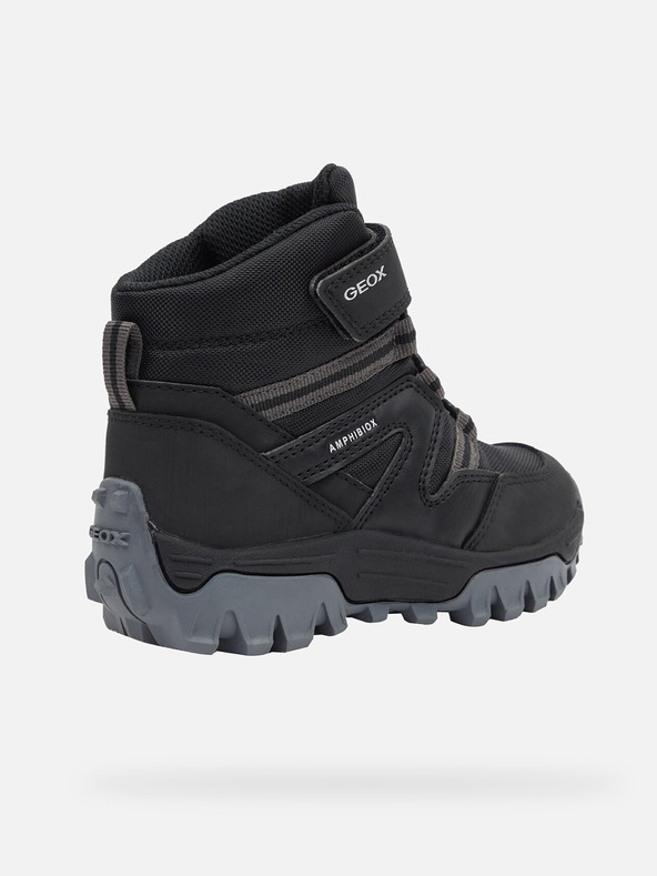 Geox Fekete fiú bokacipő Geox Himalaya B Abx