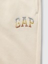 GAP Gyerek fleece sportnadrág logóval army GAP