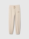GAP Gyerek fleece sportnadrág logóval army GAP