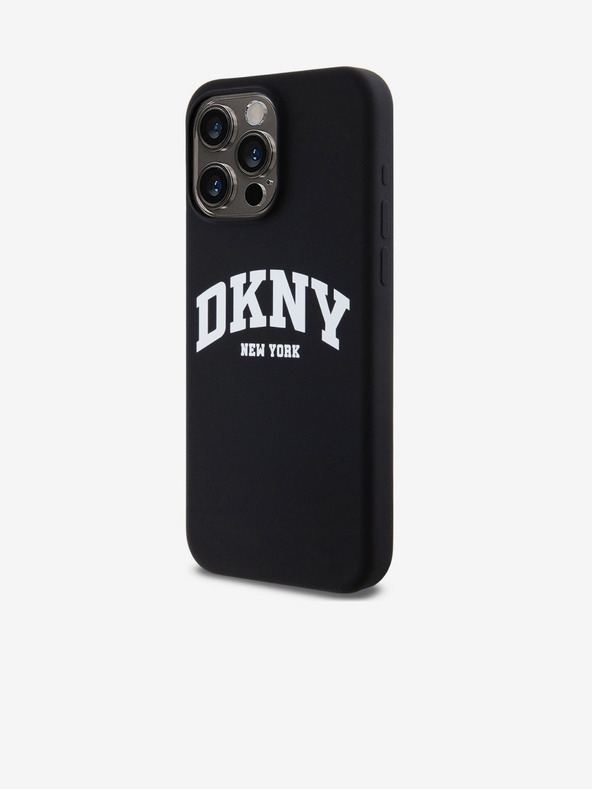 DKNY Folyékony szilikon Arch Logo MagSafe hátlap iPhone 14 Pro fekete DKNY Folyékony szilikon Arch Logo MagSafe hátlap iPhone 14 Pro fekete DKNY