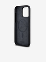 DKNY Folyékony szilikon Arch Logo MagSafe hátlap iPhone 14 Pro Max-hoz Fekete DKNY