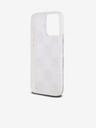 DKNY Folyékony csillogó kockás mintás hátsó borító iPhone 15 Pro Max készülékhez Rózsaszín DKNY